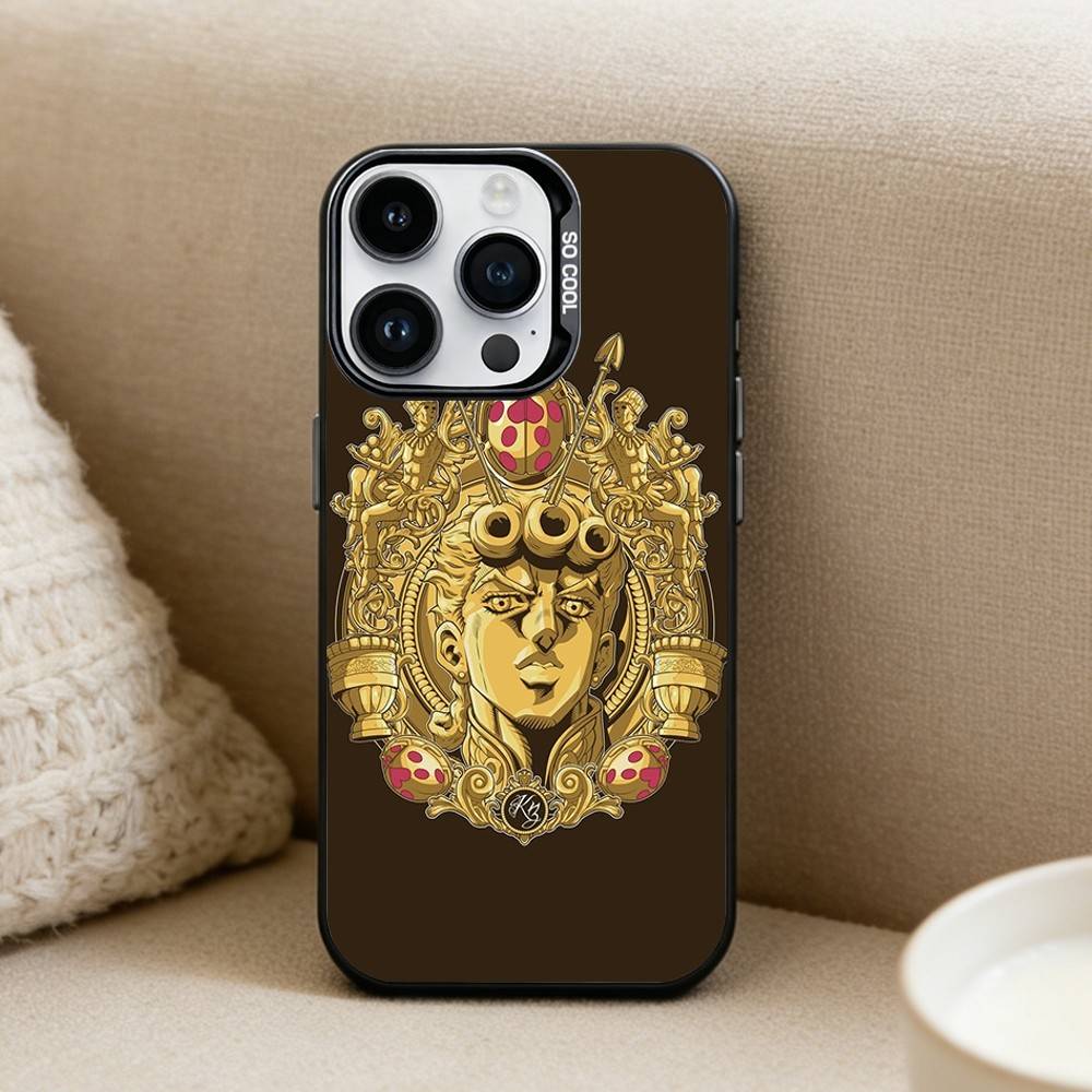 Anime J-JoJo's Bizarre Adventure HOT  Phone Case For iPhone 16,15,14,13,12,17,Pro,MAX Black Matte Shockproof Cover
