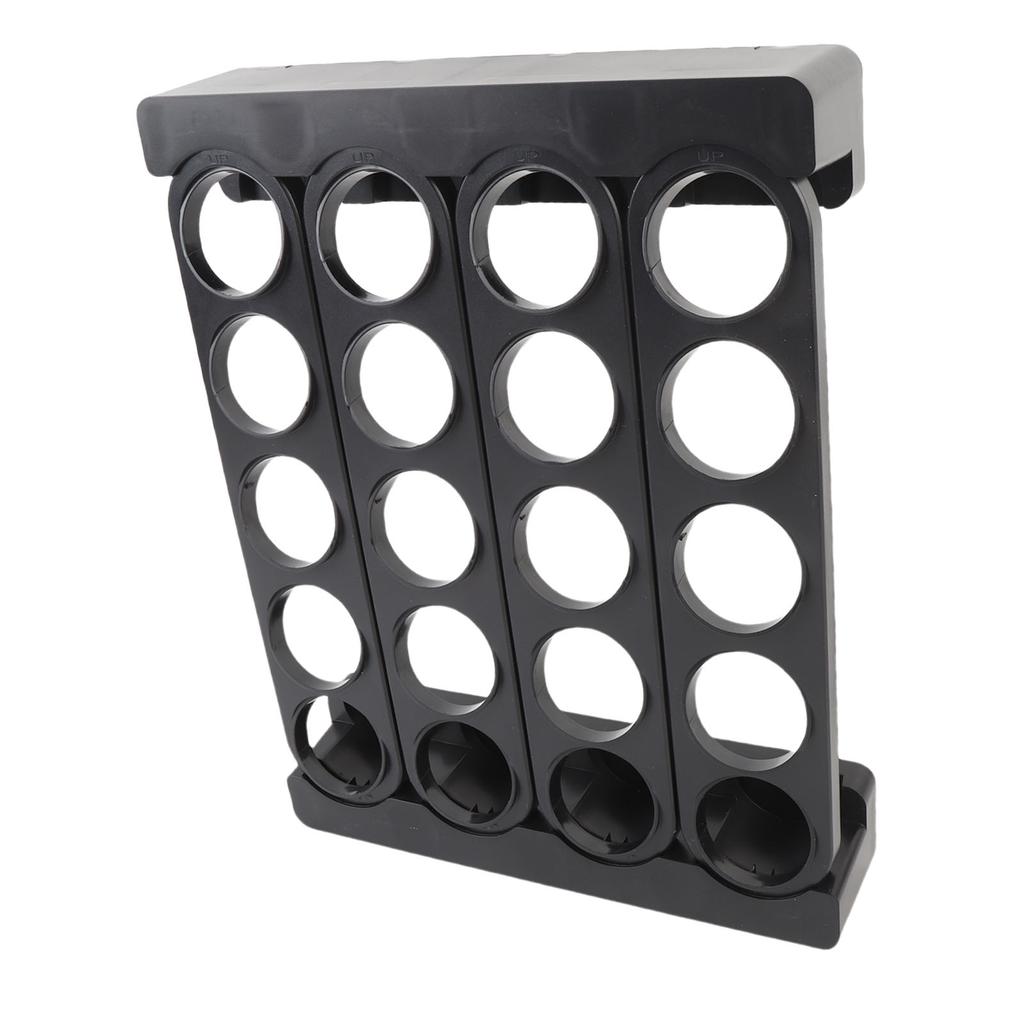 Coffee Capsules Holder Wall Mount Adhesive Storage Rack Coffee Pod Organizer for Kitchen Dormitory