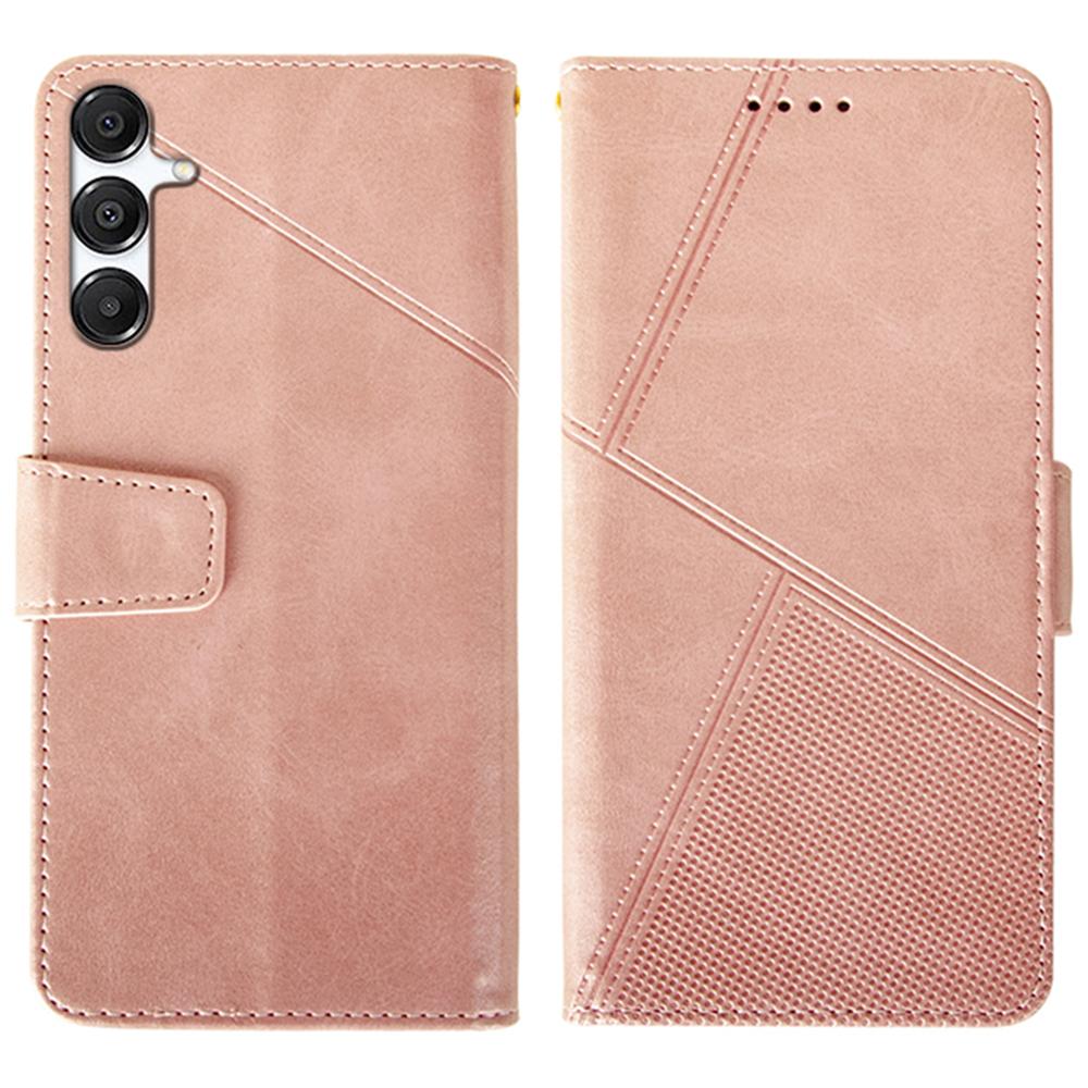 IDEWEI For Samsung Galaxy A16 5G/4G Case Leather Wallet Phone Cover Stand Calf Texture