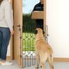 Metal Retractable Pet Gate Foldable Retractable Pet Gate Home Barrier Auto Retract Space-Saving for Doorway, Stairs