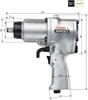 VESSEL Air Impact Single Wrench, Hammer, GT-P14J