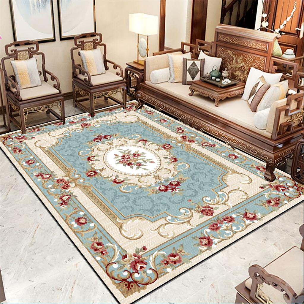New European Luxury Carpets for Living Room Soft Non-slip Rugs Large Area Floor Mat Home Decoration Bedroom Sofa Side