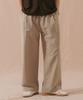PERSTEP Cool Mix Linen-Like Flare Fit Long Pants Light Beige Khlp4703