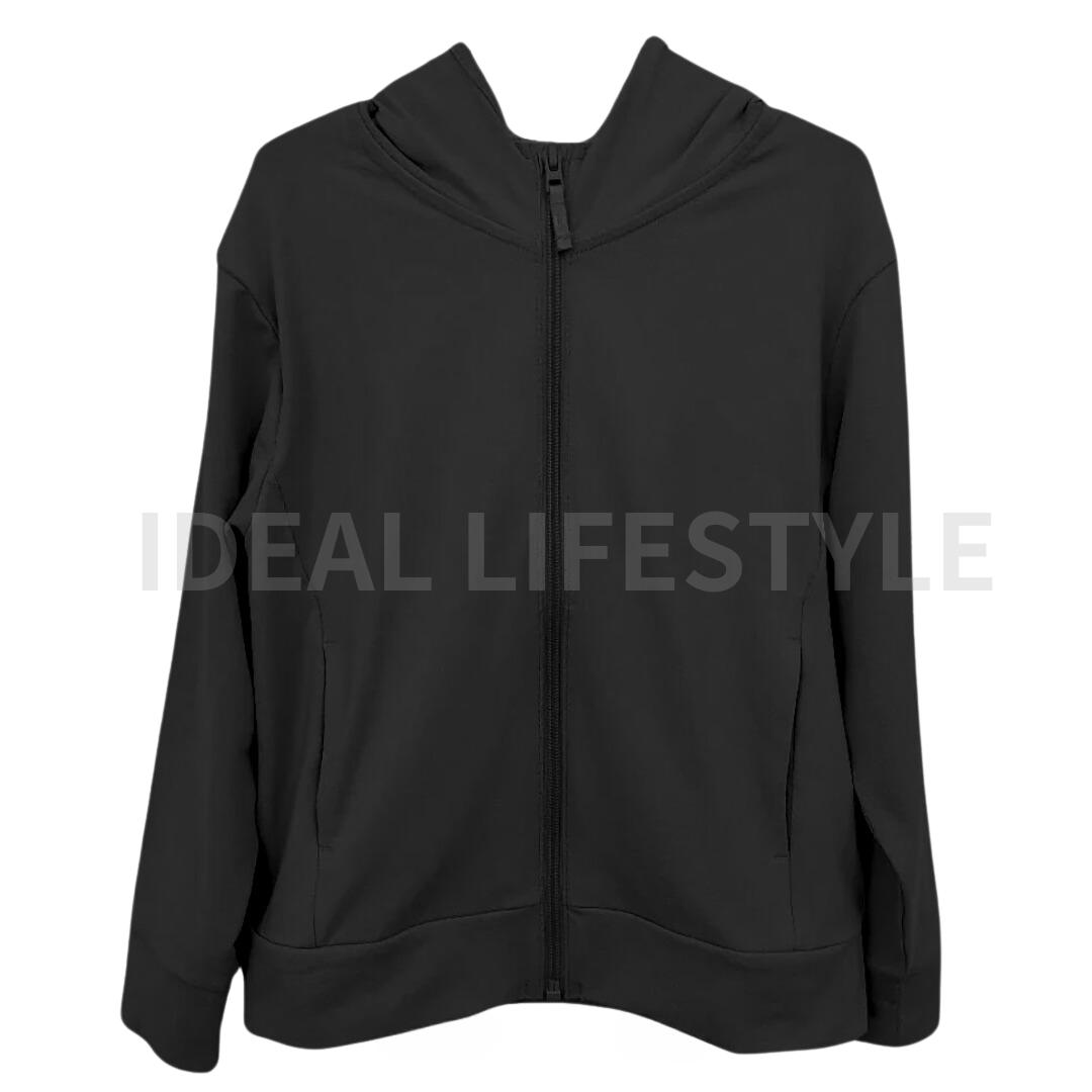 

Uniqlo Худи AIRism Mesh с защитой от УФ-лучей на молнии S-3XL Компактная Женская 476113 Новая с биркой XXL чёрный