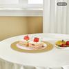 100 Pieces Round Charger Plates Set, Elegant Gold Charger Plates for Wedding Birthday Party Dinner Banquet Event Table Decor