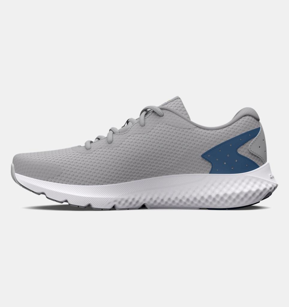 UA Charged Rogue 3 Mod Gray Varsity Blue Tahoe Gold [Under Armor] 28.0