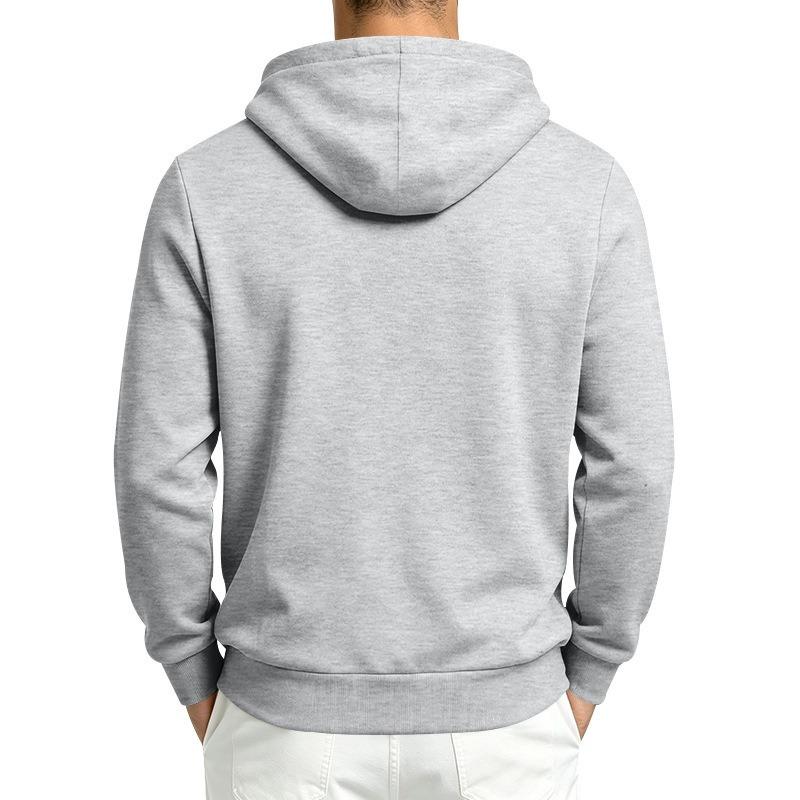 Heren S Half-ritssluiting Hoodie Sweatshirt Effen Kleur Casual Lange Mouwen Pullover
