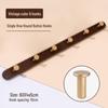 vintage bamboo 6-hook