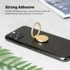 [2 Pack] Small Round Matte Finish Cell Phone Ring Holder Stand,360 Degree Rotation and 180 Degree Adjustable Finger Ring Kickstand with Frosted Metal