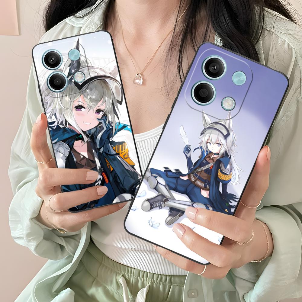 Arknights Grani Matte TPU Mobile Phone Case for Xiaomi Redmi 15 14 13 12 A5 3 2 1 C Plus 4G 5G Colorful Printing Cover