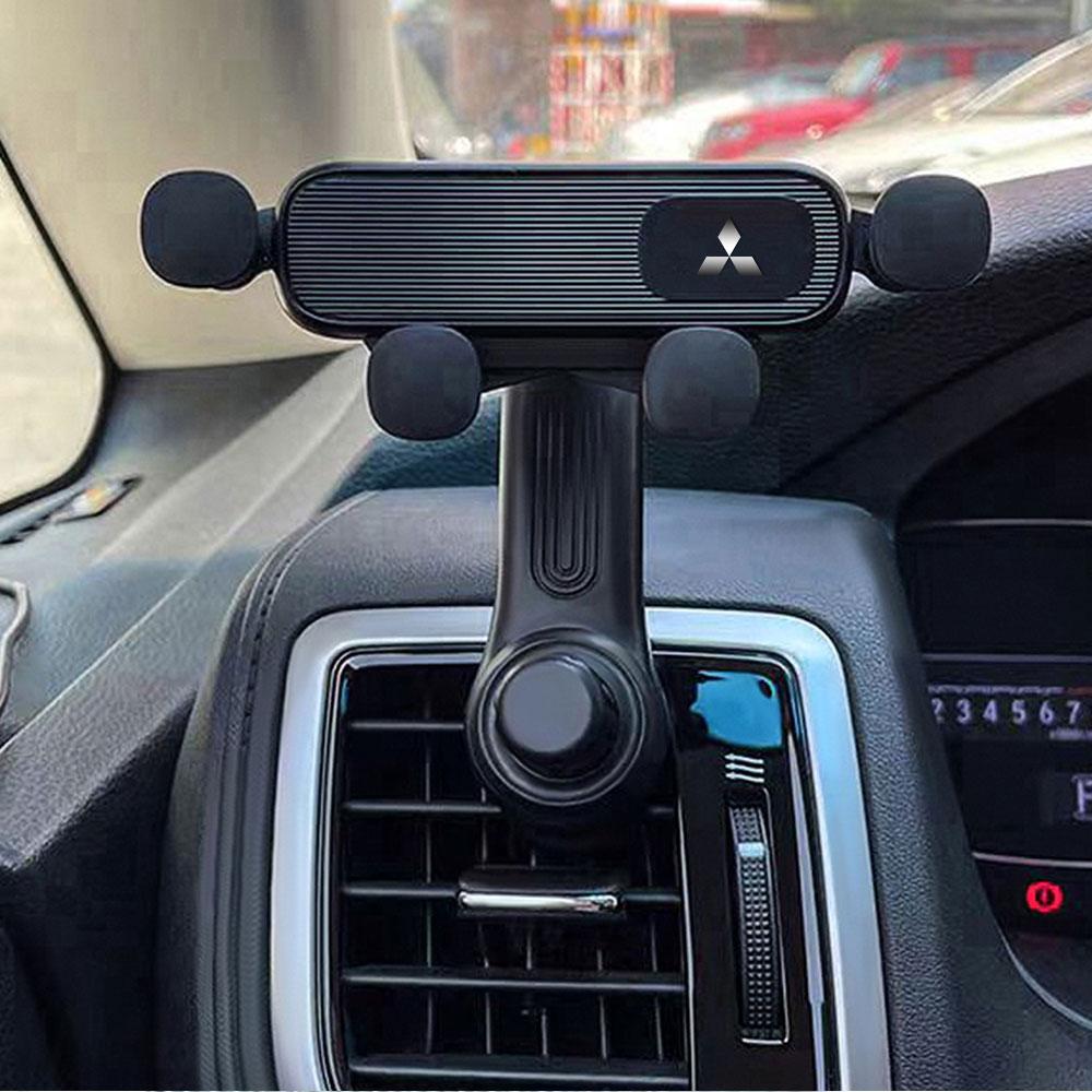 Car Phone Holder Bracket Air Outlet Cellphone Support Fixing Clip For Mitsubishi Asx Lancer L200 Pajero Sport Attrage Xpander GB1