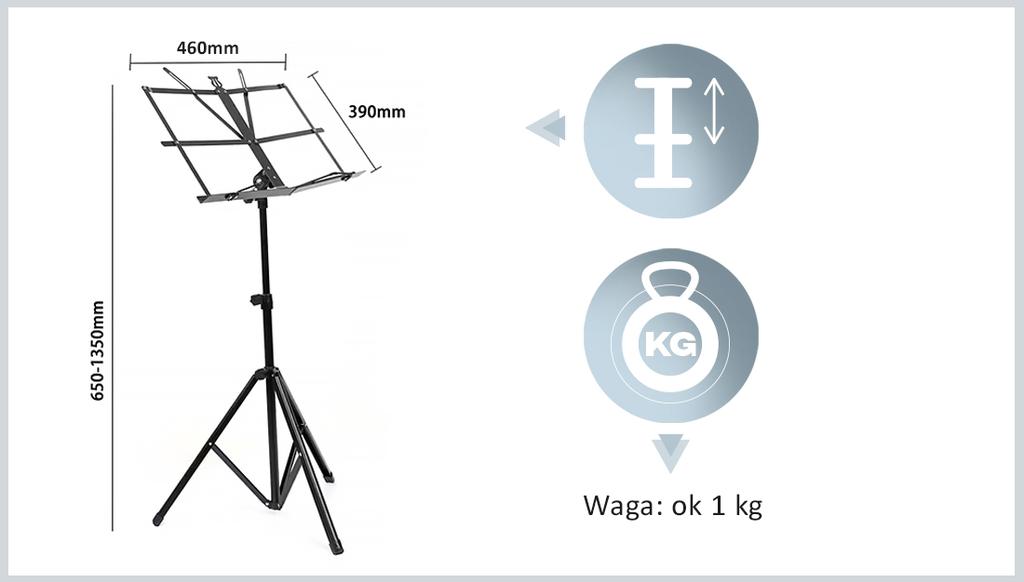MusicMate MM-A15 Rhythm Stand music stand
