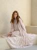 Kaie Flower Tiered Ruffle Dress_Ivory