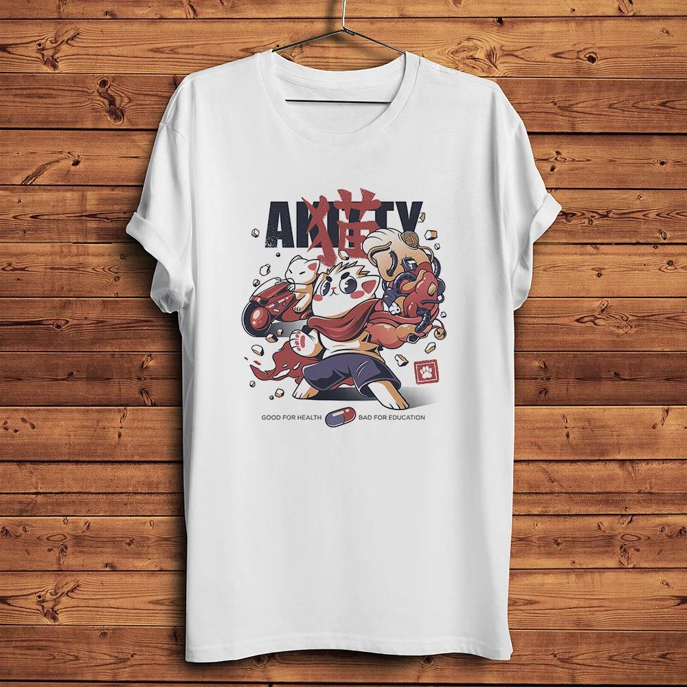 Unicorn AKIRA Neo Tokyo Funny Vintage Unisexga TshirtUnisex Daily Casual Short Sleeve T ShirtUnisex Otaku Anime Streetwear Tee