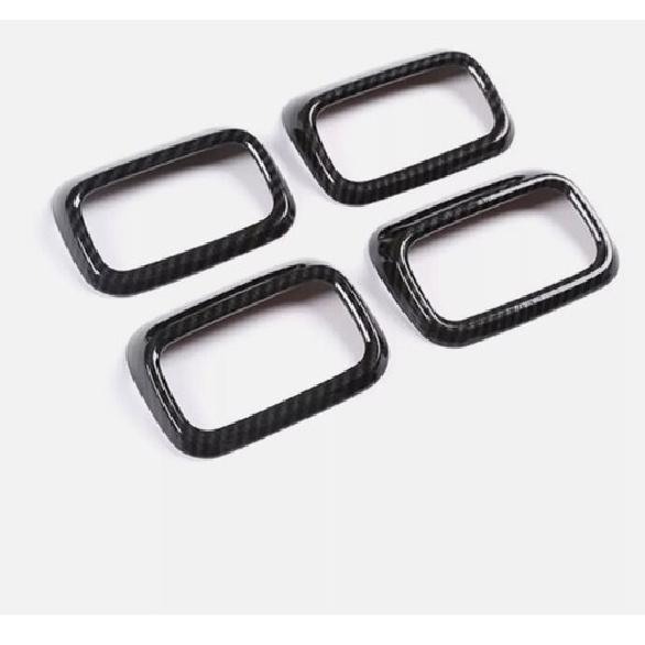 ABS Carbon Car Central A/C Air Outlet Vent Trim For Benz GLE GLS X167 W167 +