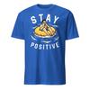 Shark Shirt Stay Positive Shark Wildlife Ocean Funny T-Shirt Size S-3XL Gift Tee