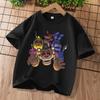 Nuove T-shirt per Bambini Five Nights At Freddys T-shirt Grafica Cartoon FNAF Top Sportivi Casual per Bambini Maniche Corte Abbigliamento per Bambini