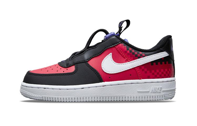 

Nike Air Force 1 Toggle SE Casual Low top Kids Skateboarding Shoes Black Red Children Aged 3 7 Years Old DN3322-600 29.5