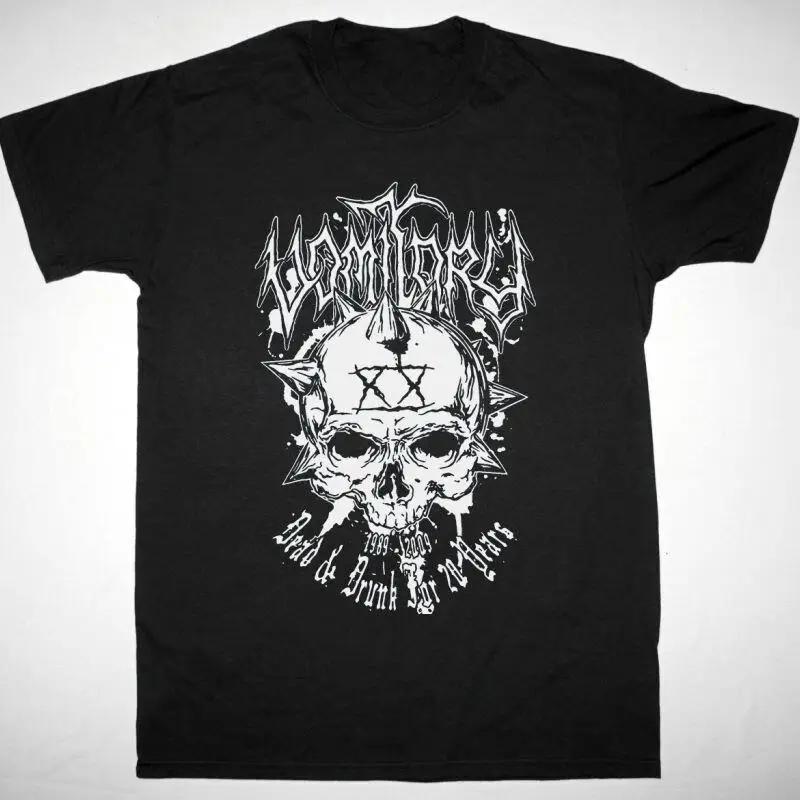 Vtg Vomitory Dead Drunk Tour Cotton Black Full Size T Shirt Ag092