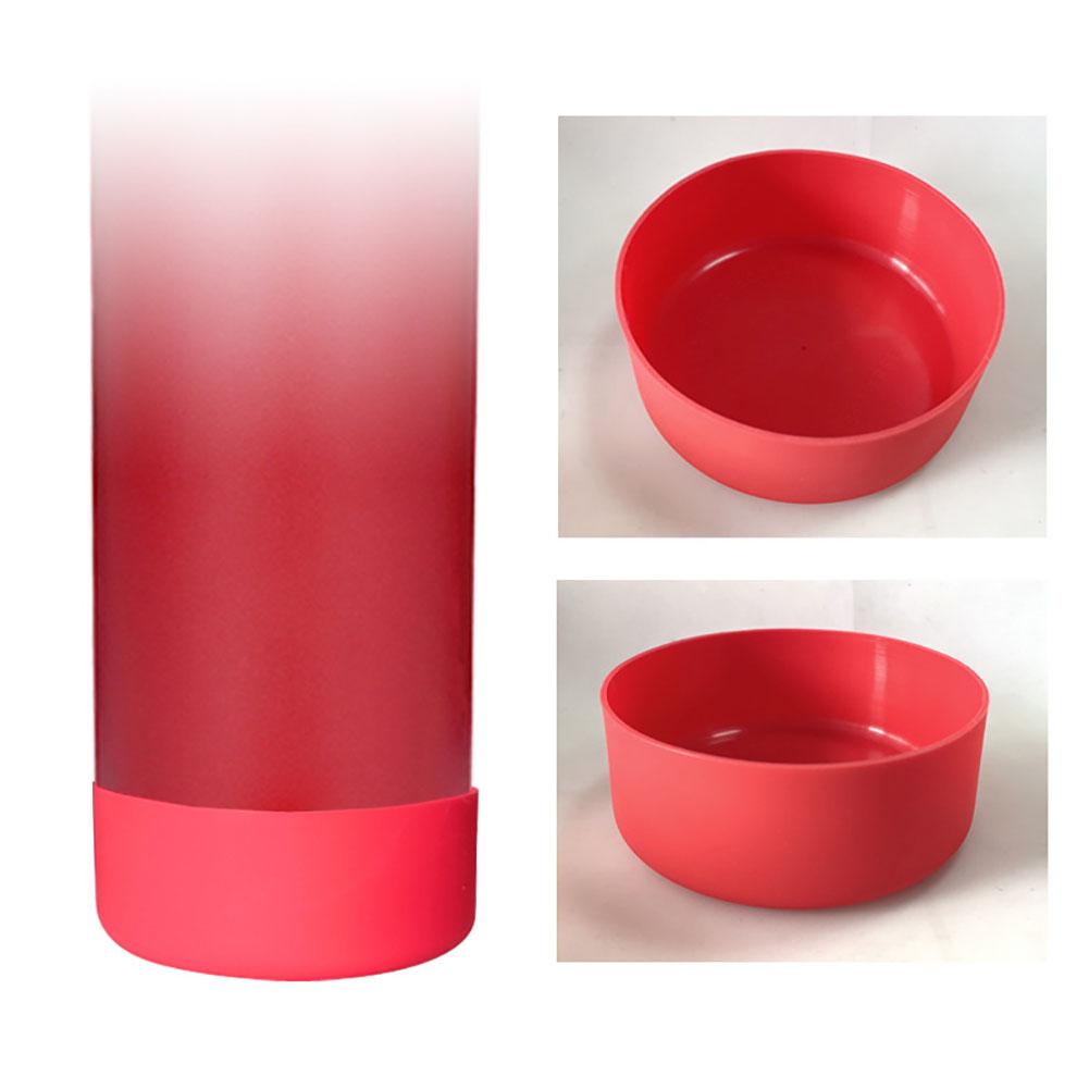 3,56 cala / 9 cm Silikonowy Rękaw Ochronny Antypoślizgowy Odporny na Zarysowania Pokrowiec na Butelkę Odpowiedni do Pojemności 32oz-40oz