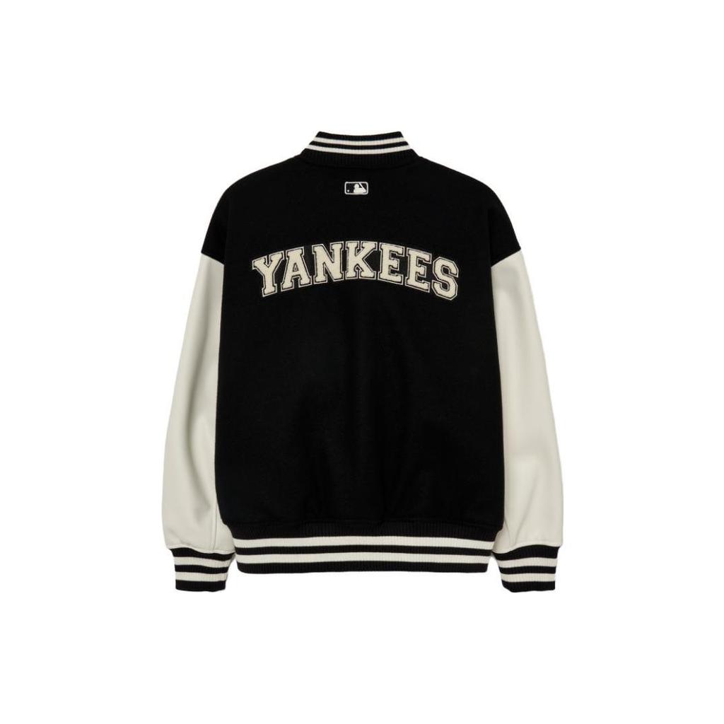 MLB New York Yankees Jackets Unisex Black Stand Collar Moderate Other 3AJPV0634-50BKL