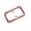 Cover For Mitsubishi Triton /l200  2024 Abs Autobon Fiber Seat Center Rear Water Cup Holder Frame Trim Interior Styling