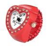 JEWELRYWE Ring Watch, Business, Fashion, Waterproof, Flip-Up Cover, Numeric Dial, Sports, Quartz, Stainless Steel