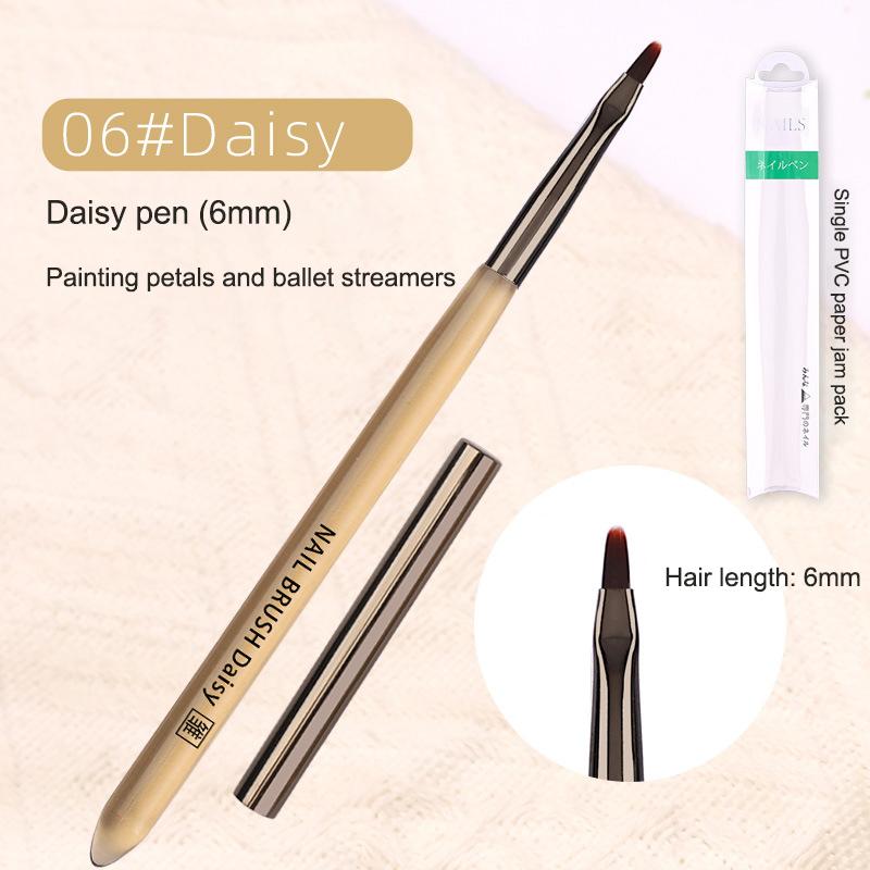 UV Gel Nail Art Brush Acrylic Drawing Painting French Line/Flower Pen Nails Tip Gradient Build Light Therapy Manicure Brush