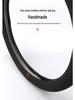 Suede & Genuine Leather Steering Wheel Cover for 9th & 10th Gen Accord - Ultra-Thin, All-Season