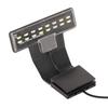 Fish Tank Clip On Light Professional High Brightness Mini Ultrathin LED Aquarium Light   Black Shell