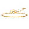 Jewelry Accessories Fashion Stainless Steel Handmade Chain Bracelet Gold Ladies
