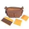 Borsa retrò in tela e pelle bovina per fotocamera DSLR: Custodia Interna Multifunzionale per Uomini e Donne - Fotografia Mirrorless