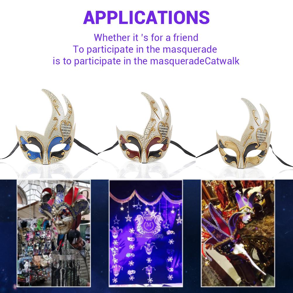 Mască Venețiană Jumătate Mască Petrecere Mascată Costume Venețiene Mască de Carnaval