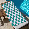 Floral Bee Print Quick Dry Beach Towel, Soft Absorbent Microfiber for Beach Camping Pool