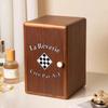 Vintage Wooden Jewelry Box Multi Layer Drawer Jewelry Storage Boxes Multifunctional Necklace Ring Earring Organizer Box
