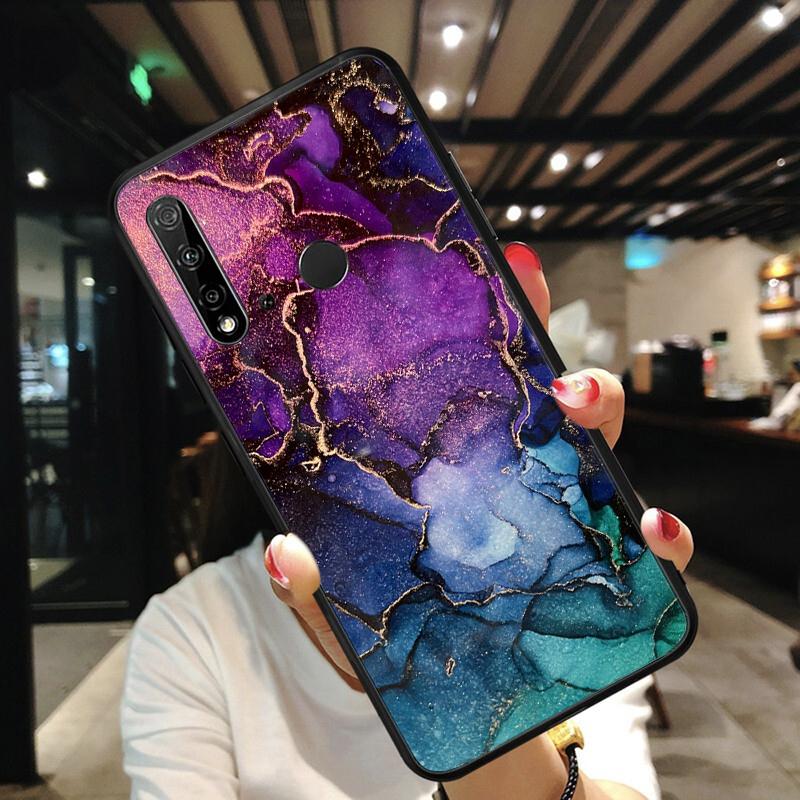 Colorful Marble Phone Case For Huawei P50 Pro P30 P40 Lite P40Pro P20 Lite P10 Plus Mate 20 Pro Mate20 X