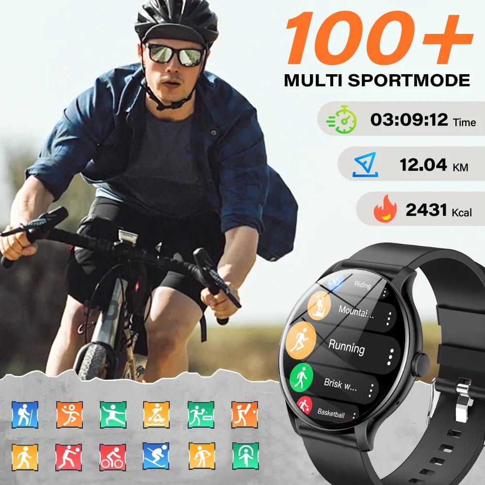 Sports Smart Watch Men Woman Gift Bluetooth Call Sport Heart Rate Fitness Tracker Smartwatch for Android IOS