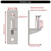 Confezione da 2 Cerniere per Cancello in Rete Metallica da Esterno Design Portatili Robusti da Montare a Parete Realizzate in Acciaio Inossidabile con Perni