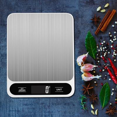 5/10/15KG Digital Food Scale Rechargeable Electronic Scale with LCD Display Kitchen Gram Weight Scales Multifunctional