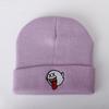 Autumn and winter pullover jacquard hat multi-color letter male and female adult wool knitted hat