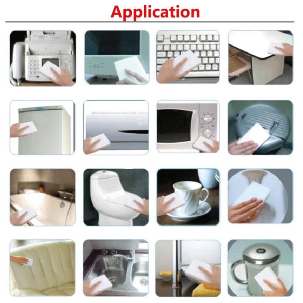 10Pcs Double Compressed Magic Sponge Eraser Multi-Function Cleaning Tools  Bathroom Office