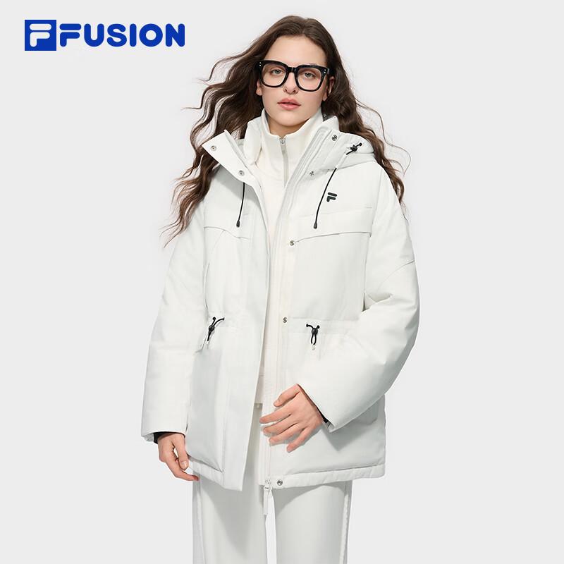 

FILA FUSION Women s Mid-Length Hooded Down Jacket L
