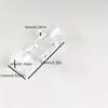 20-200pc Self Adhesive Cable Management Clip Clear Plastic Cable Clips for Cable Management TV PC USB Wire Cable Clips Organizer