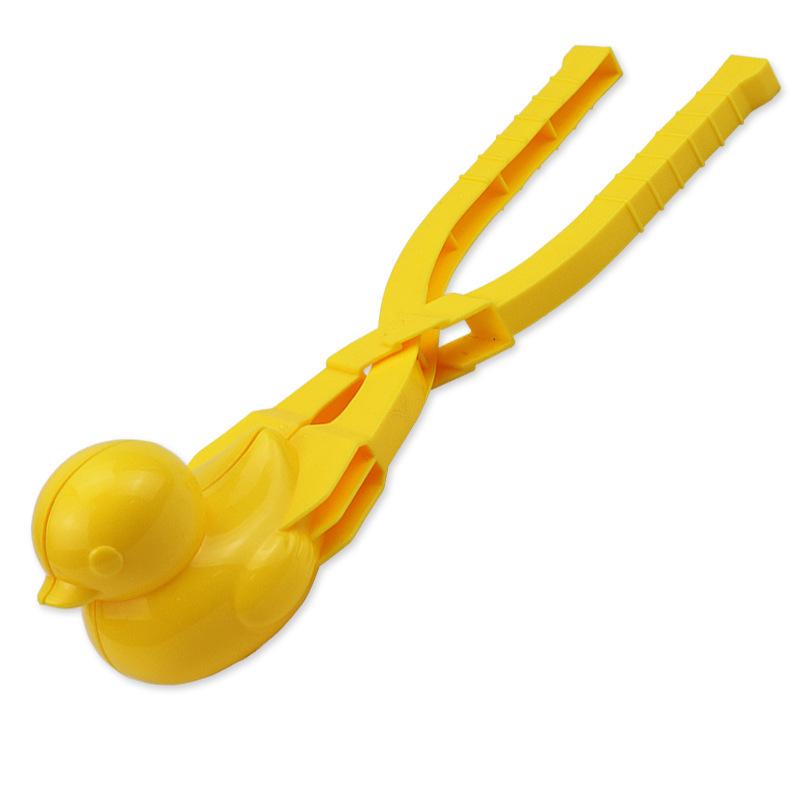 Winter Snowball Maker Tool for Kids - Small & Large Duck Snowball Clips for Snow Play & Snowball Fights