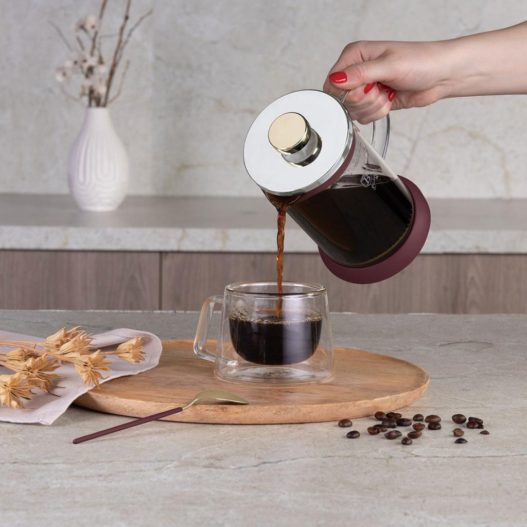 PISTON COFFEE AND TEA INFUSER 600ml BERLINGER HAUS BH-8584 LEONARDO