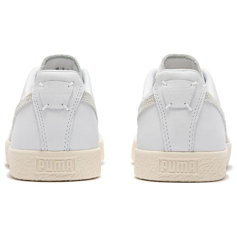 Puma Clyde Base Unisex Sneakers White Frosted-Ivory Team-Gold 390091-01