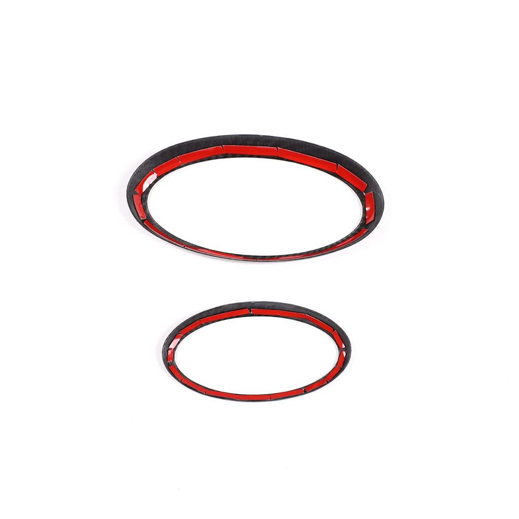 Sauicemy Engine Cover Logo Decoration Ring Logo Ring Trim Frame