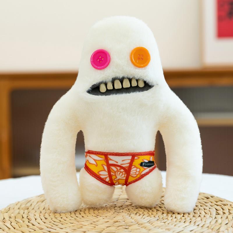 Großer Zahn Niedliches Zahnmonster Plüschtier Funk Zahn Schatz Hässlich Niedliche Monsterpuppe