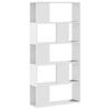 Bookshelf 5 Shelves White 80.5 x 23.5 x 162.5 cm Particleboard