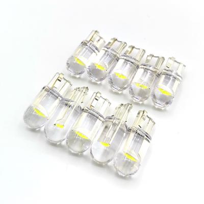 10PCS 2020 New T10 W5W WY5W 168 501 2825 COB LED Car Wedge Parking Light Side Door Bulb Instrument Lamp Auto License Plate Light 3